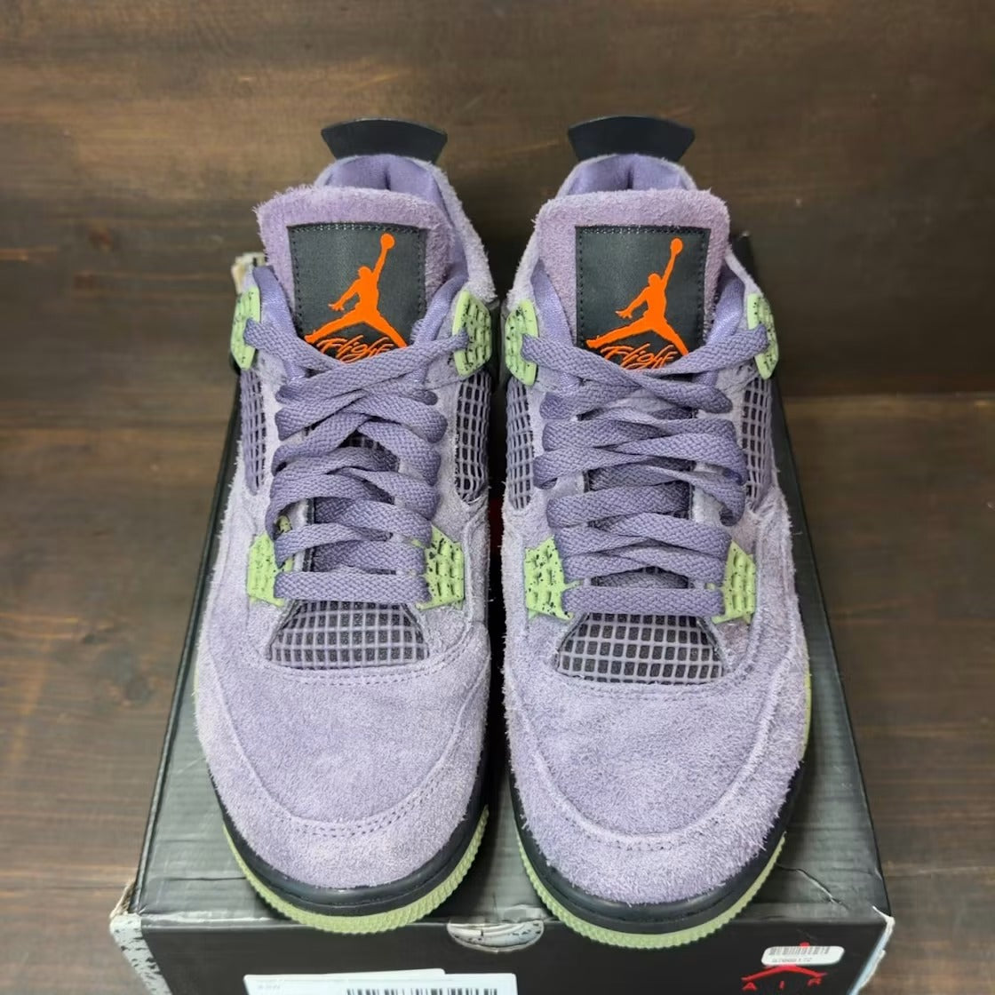 Used - Air Jordan 4 Retro Canyon Purple (Women's) - US W 8.5 - detail 2