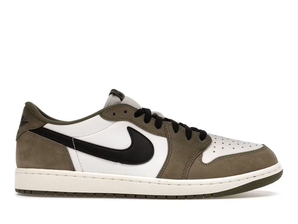 Used - Air Jordan 1 Retro Low OG Medium Olive - US M 13 - catalog main image