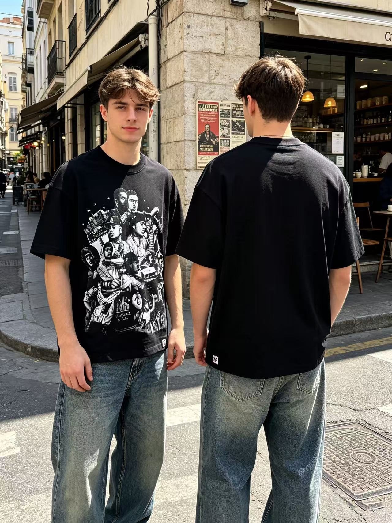 ASAALL Los Angeles Graphic T-Shirt — context